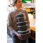 6 boîtes avec couvercle 700 ml